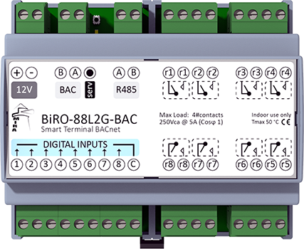 BiRO-88L2G-BAC - BACnet I/O Device
