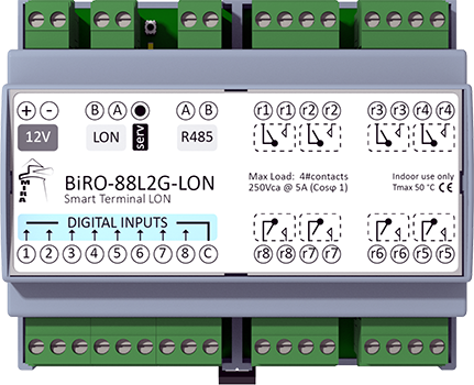BiRO-88L2G-LON - LonWorks I/O Device